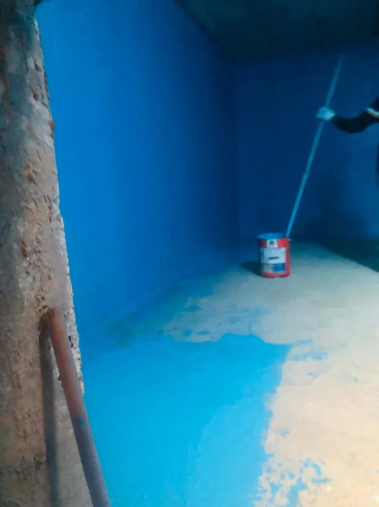 عزل خزان المياه